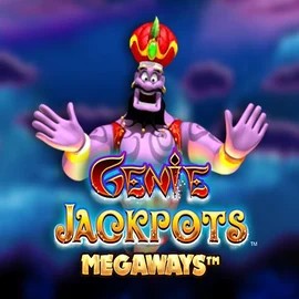 Logo of Genie Jackpots Megaways from Blueprint Gaming at Punterz Casino